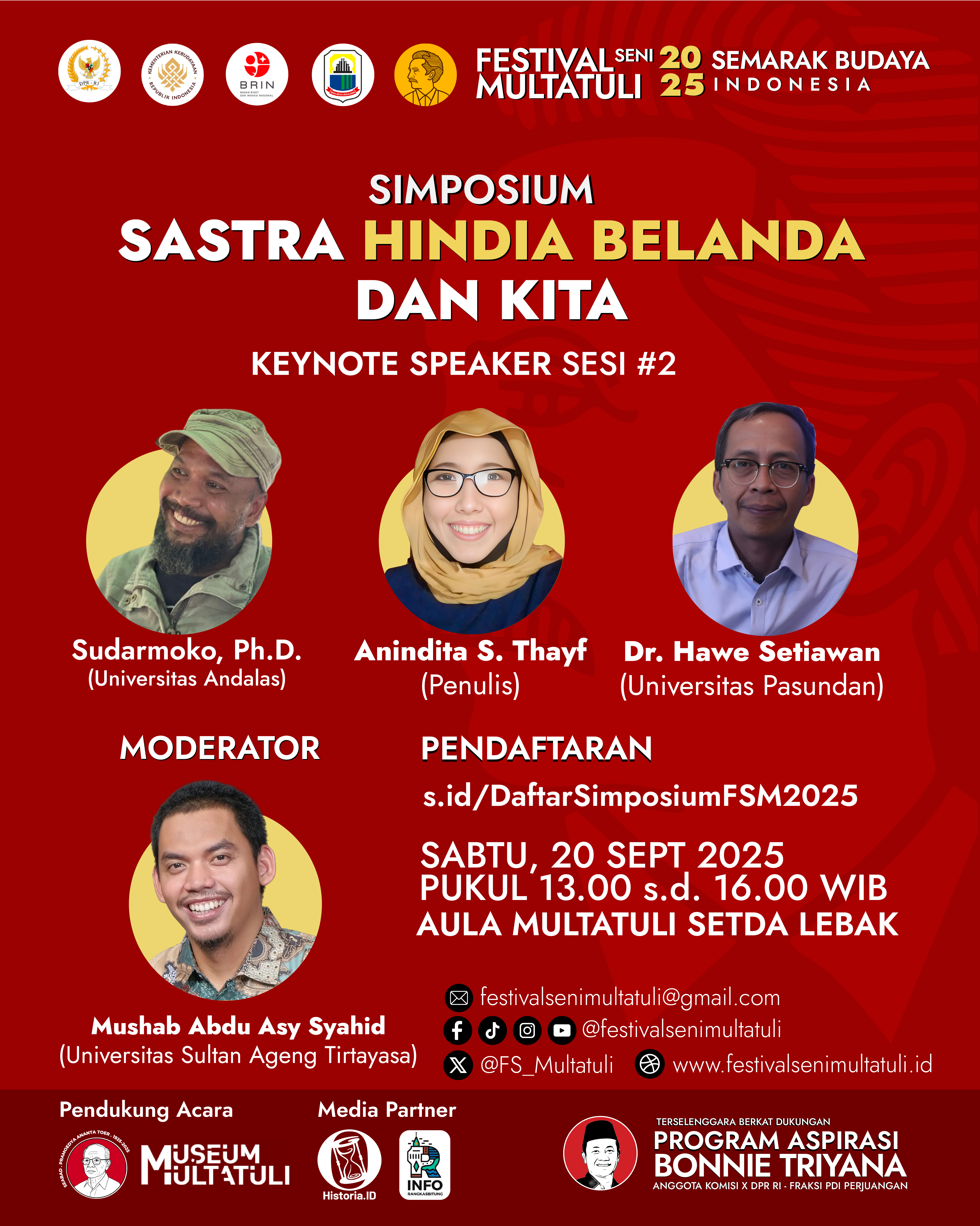 Simposium “Sastra Hindia Belanda dan Kita” Sesi 2