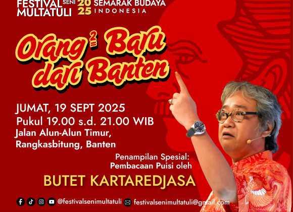 FSM 2025 - Butet Kartaredjasa - Website 1 Pembacaan Puisi: Butet Kartaredjasa