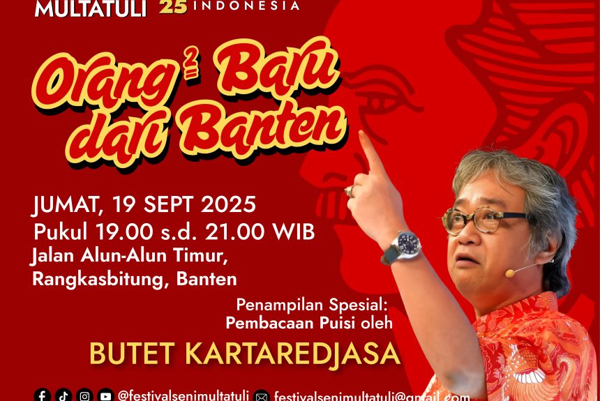 Butet Kartaredjasa: Maestro Satir Panggung Indonesia Baca Puisi di Rangkasbitung!